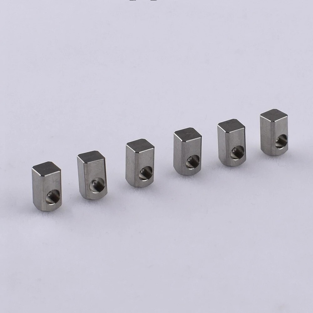 6×Titanium Guitar Floyd Rose Bridge Tremolo Lock String Insert Blocks