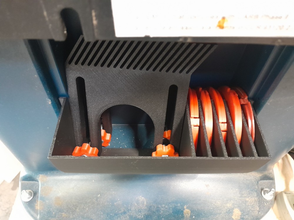 bosch router table ra1181 organizer and 2 insert rings