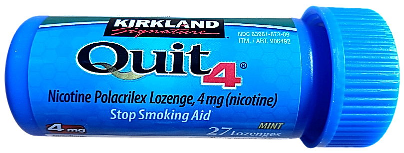 Kirkland Quit 4 mg Lozenge 270 Pieces Nicotine Polacrilex Stop Smoking Aid 03/25