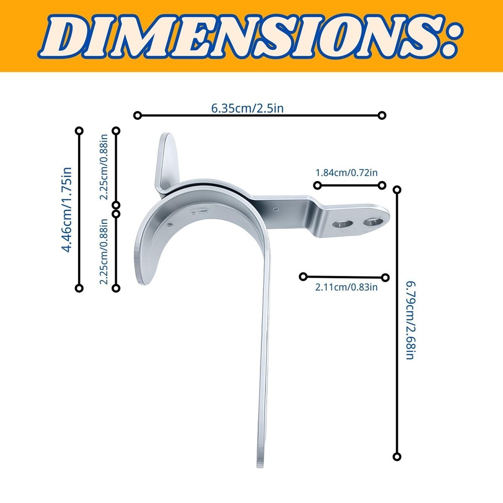 Thickened Mailbox Latch and Handle Kit,Mailbox Replacement White