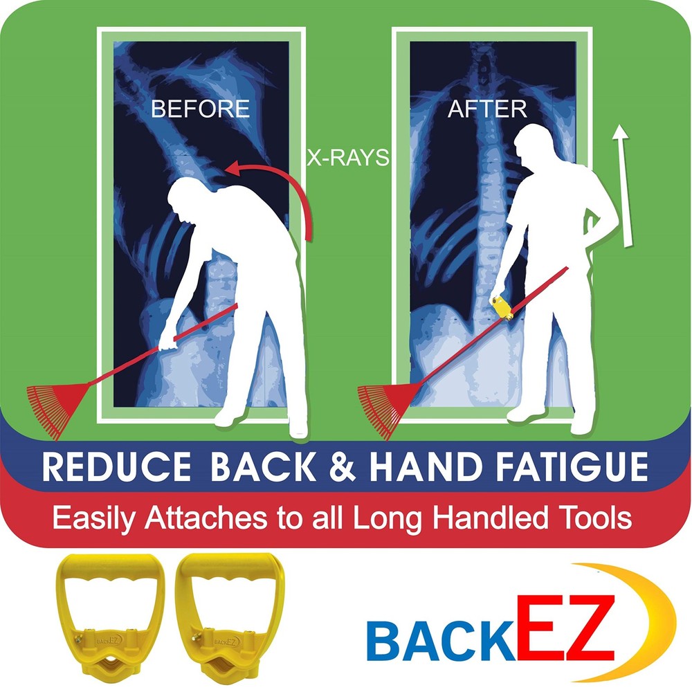Ergonomic Shovel and Rake Handle Attachment for Comfortable Use