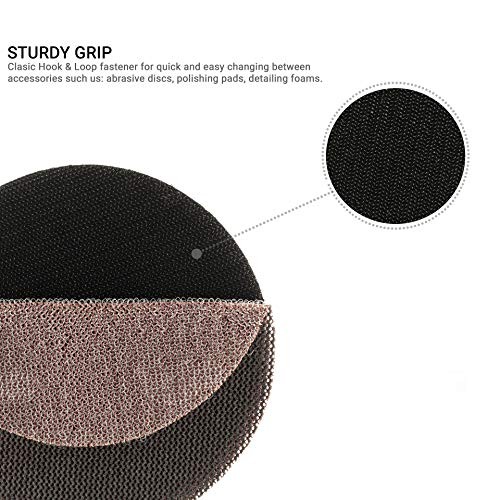 3 inch (75mm) Hook & Loop Backing Pad for Drill with Universal Drill