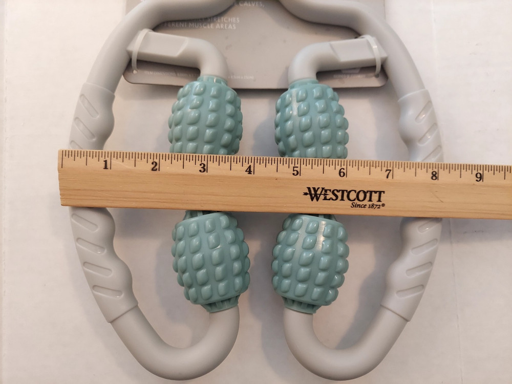 Massager Four Points Textured Hand Held Rollers Arched Base New