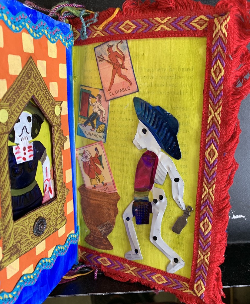 ALTERED BOOK Scrapbook MADISON COUNTY Found Objects IMAGES