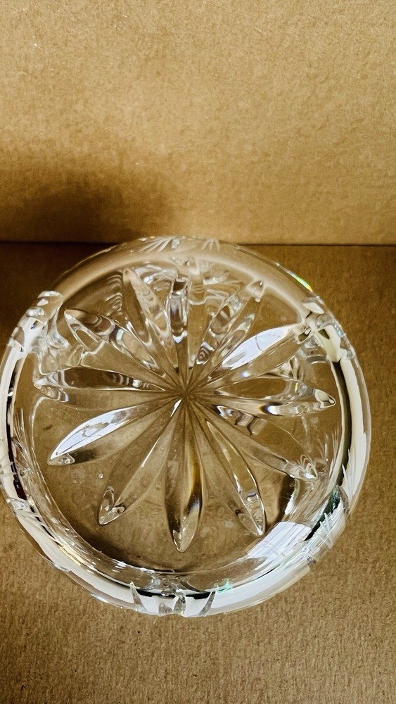 Lead Crystal Candy Trinket Dish
