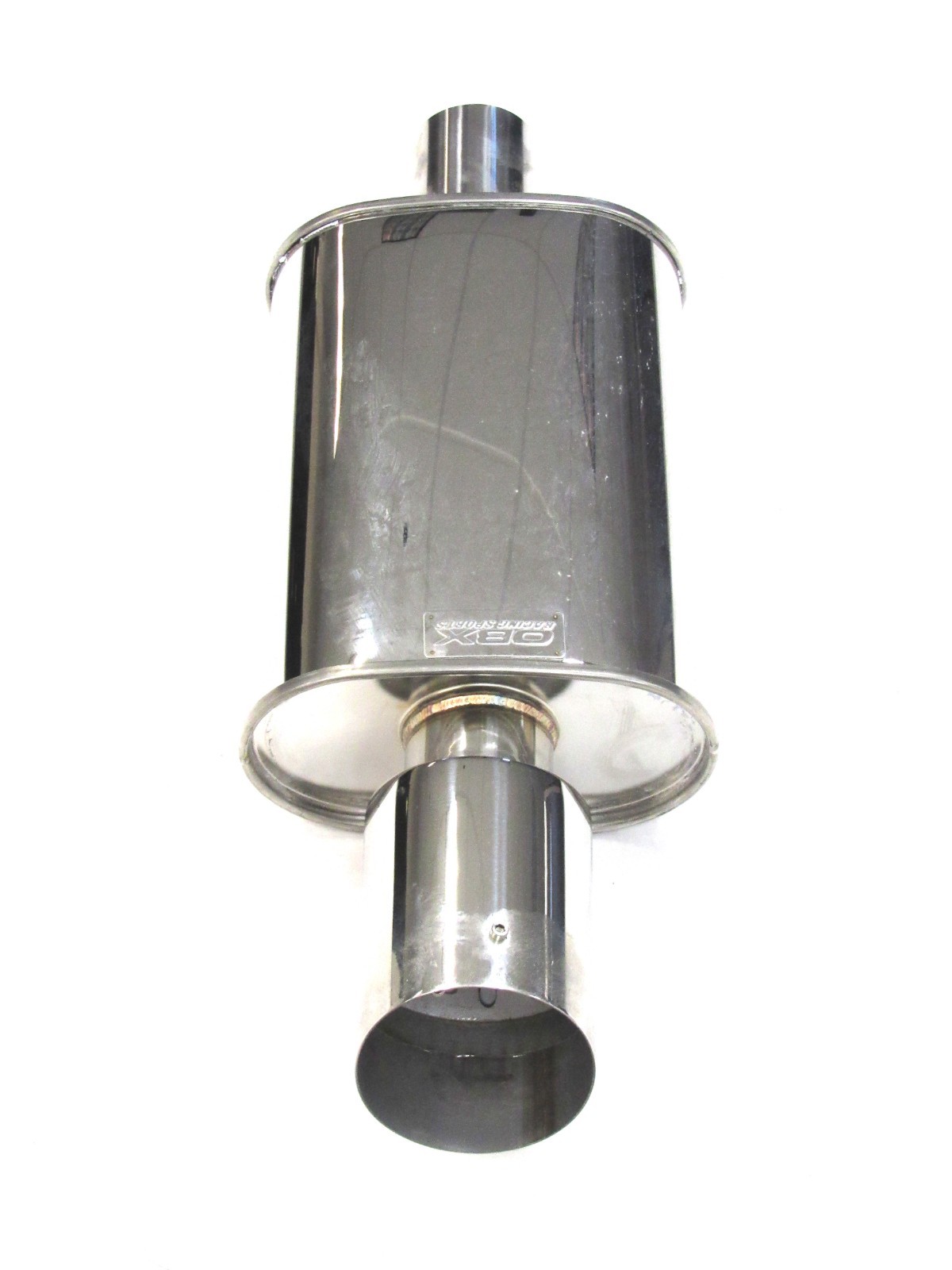 OBX Stainless Forza Tuning Muffler Harpoon 3.0" Center In Performance Universal