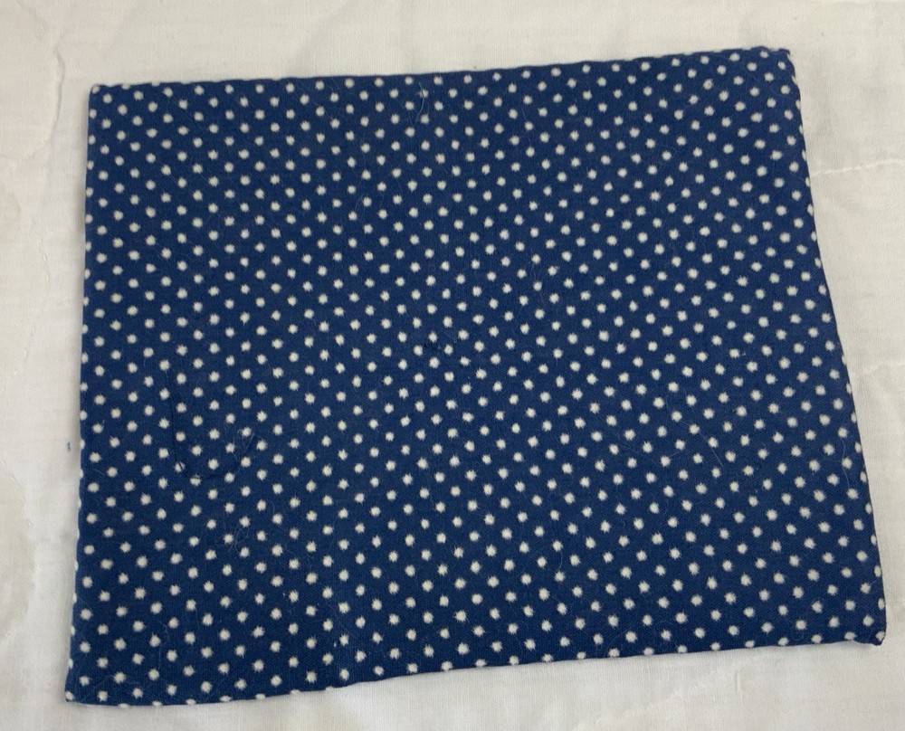 Antique Patchwork Quilt Table Topper, Rectangle, Log Cabin, Early Calico Prints