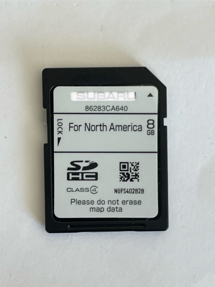 2013 2014 2015 BRZ Navigation GPS Map Data Sd Card. 86283CA640