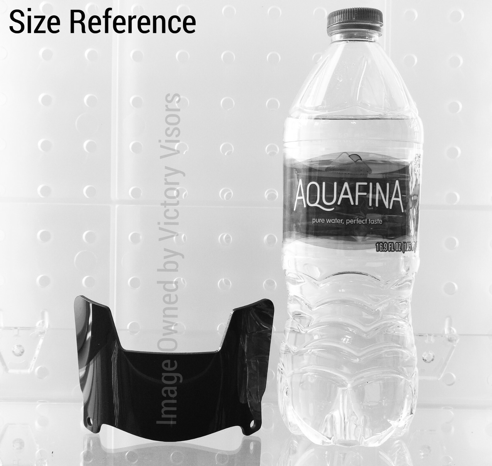 Chrome Mini Football Helmet Visors w/ UA Clips (*Hard Style*).