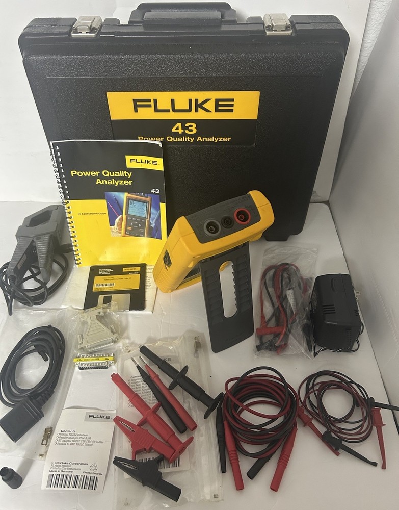 Fluke 43 Power Quality Analyzer Maintain power systems, troubleshoot problems