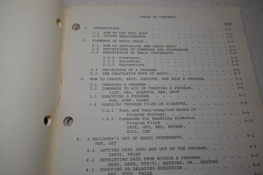 Processor Technology Extended Disk BASIC 1978 Vintage Original User's Manual