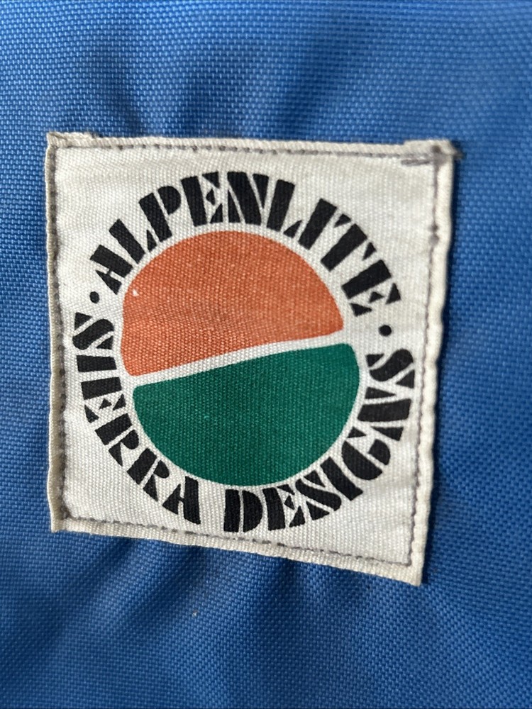 Vintage 70s (?) ALPENLITE SIERRA DESIGNS Backpack (blue) External Stand Frame