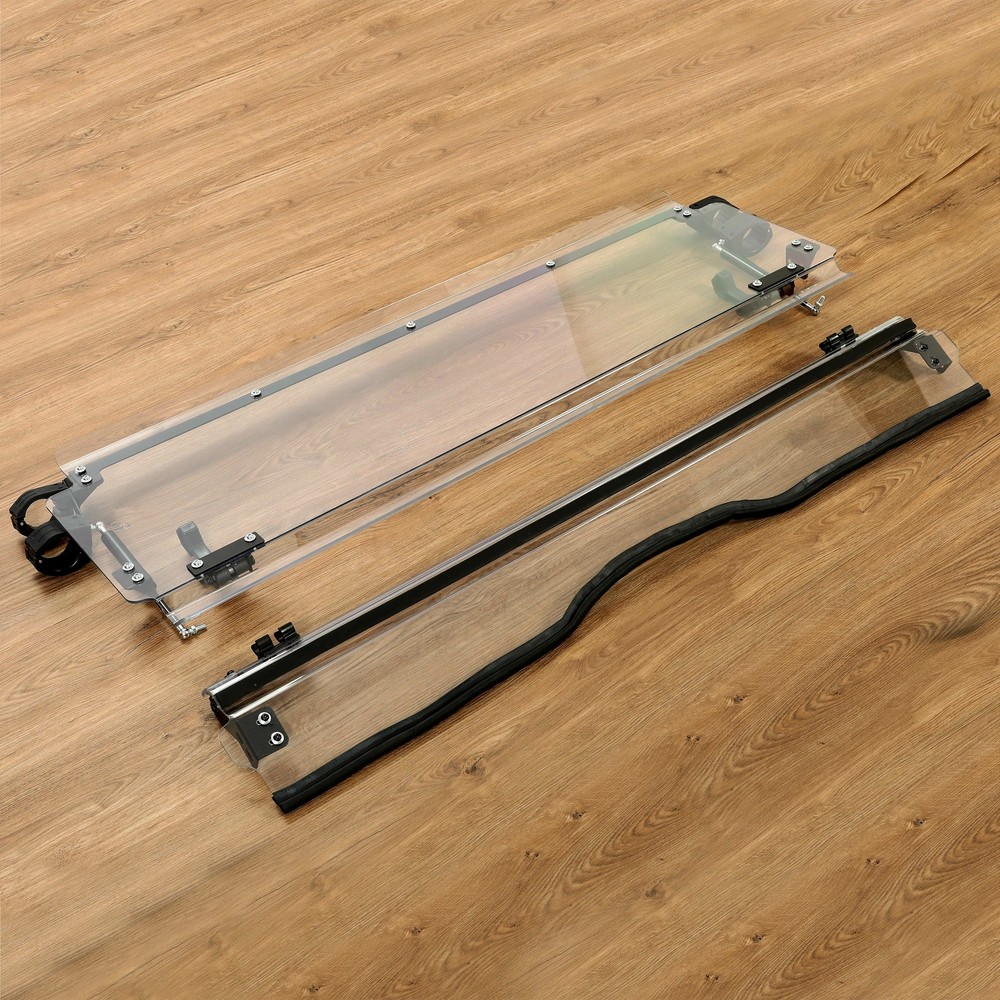 Front Flip Windshield For Yamaha Wolverine X4 X2 2018-2020 Scratch Resistant UTV