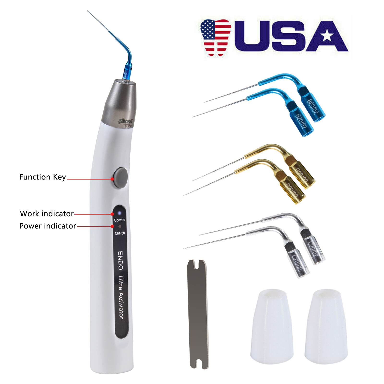 Dental Endo Ultra Activator Ultrasonic Irrigator Root Canal Scaling Handpiece