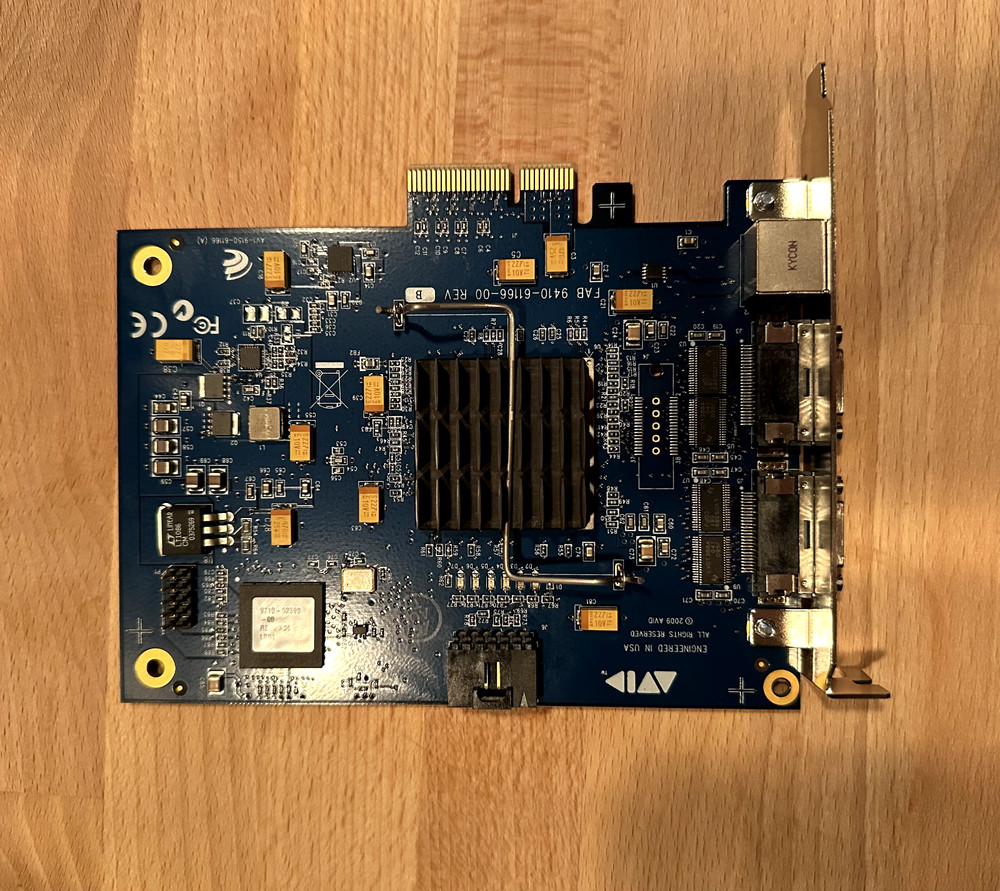 Avid Pro Tools HD Native PCIe Card Rev D