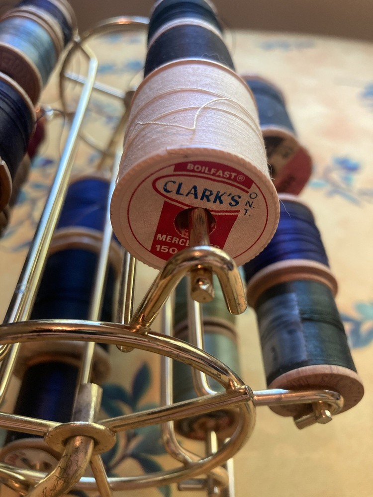 Vintage Thread Carousel With Vintage Thread