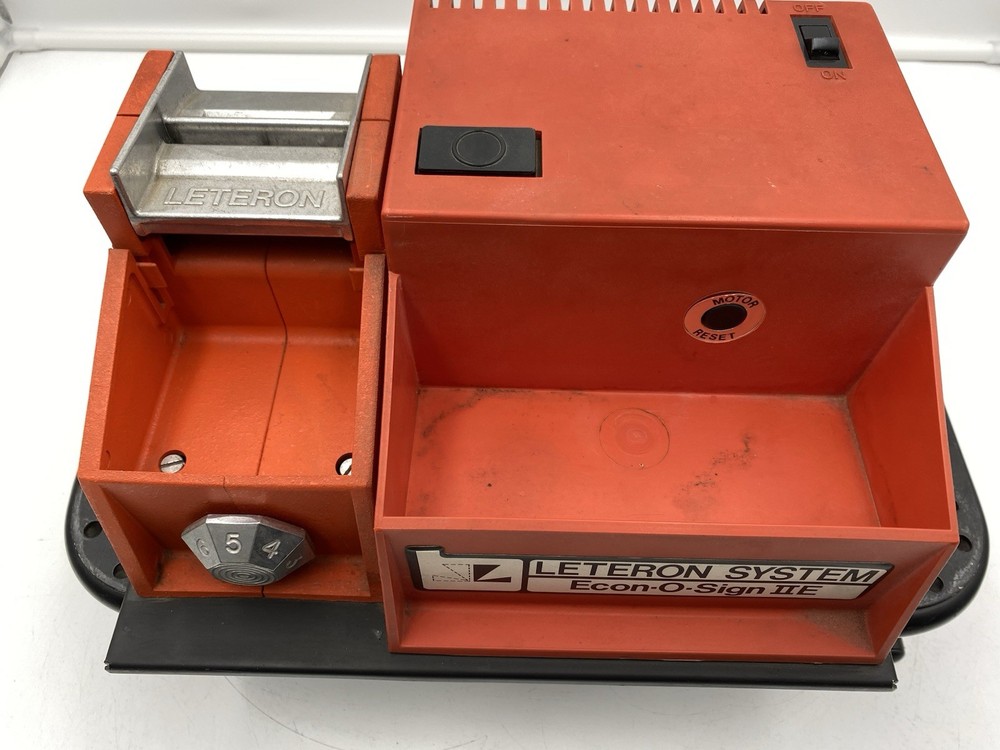 Leteron System SIGN MAKER MACHINE Econ-O-Sign II E