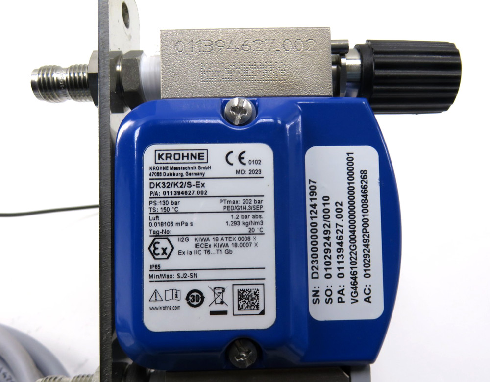 Krohne DK32/K2/S-EX Variable Area Flowmeter 011394627.002