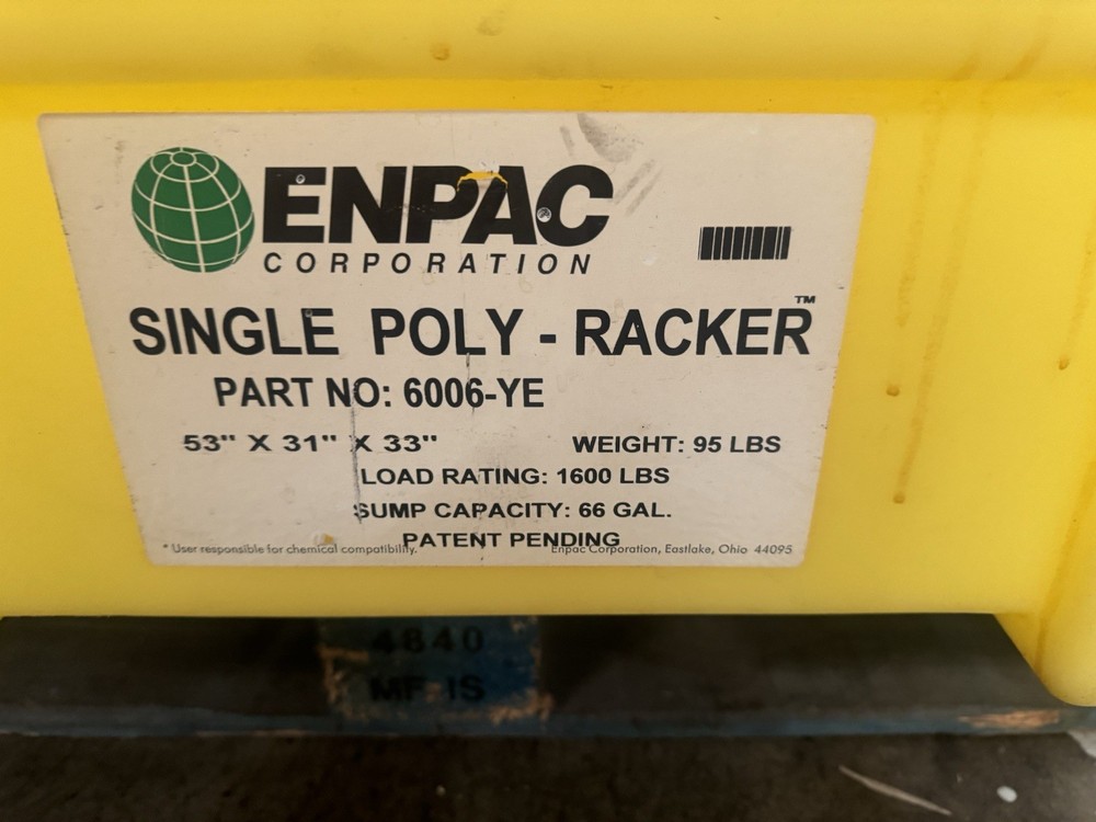 ENPAC Poly-Racker Single Drum Rack for 55 Gal Drum Drums