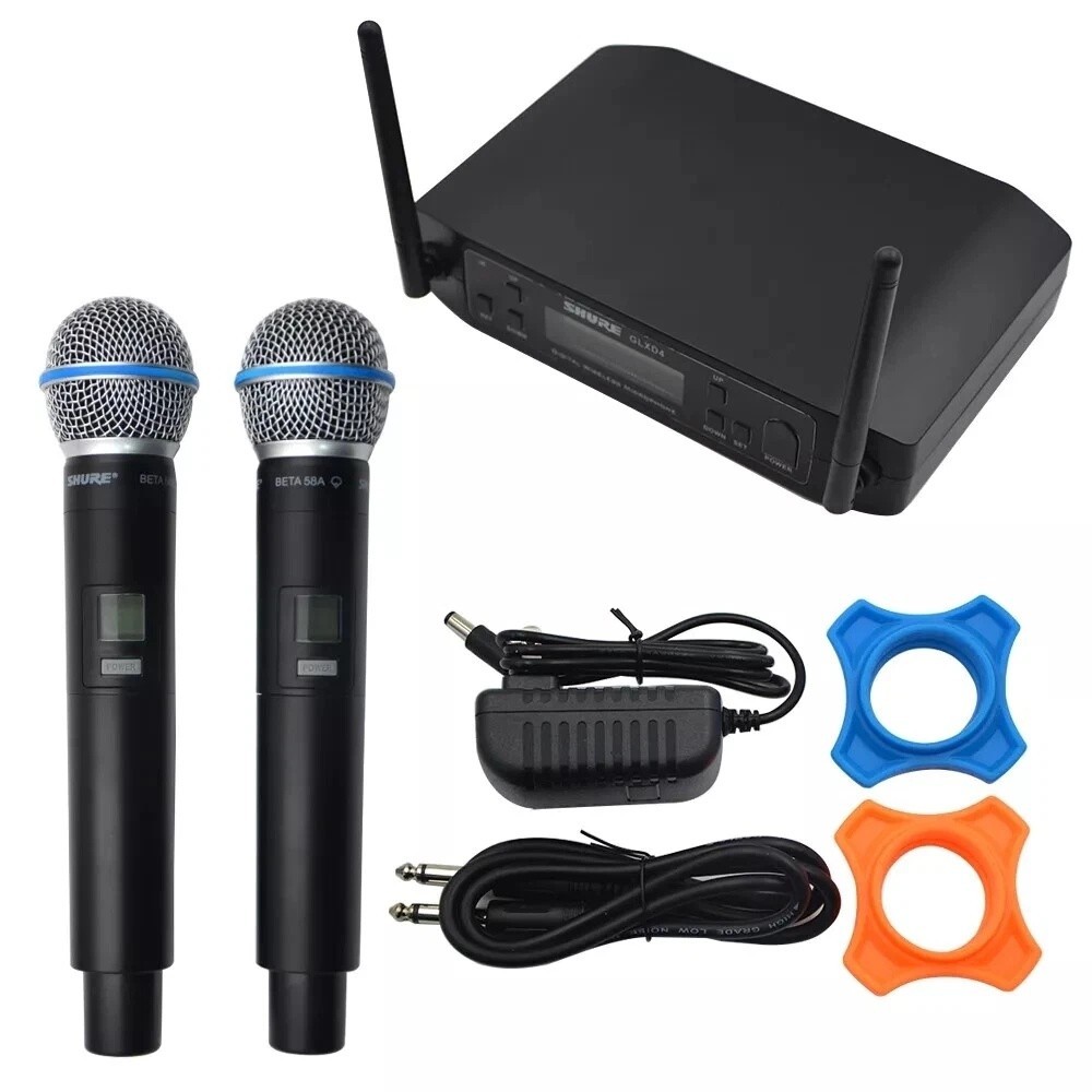 Shure GLXD4 Digital Dual Beta58A Wireless Mic System - 2 Handhelds
