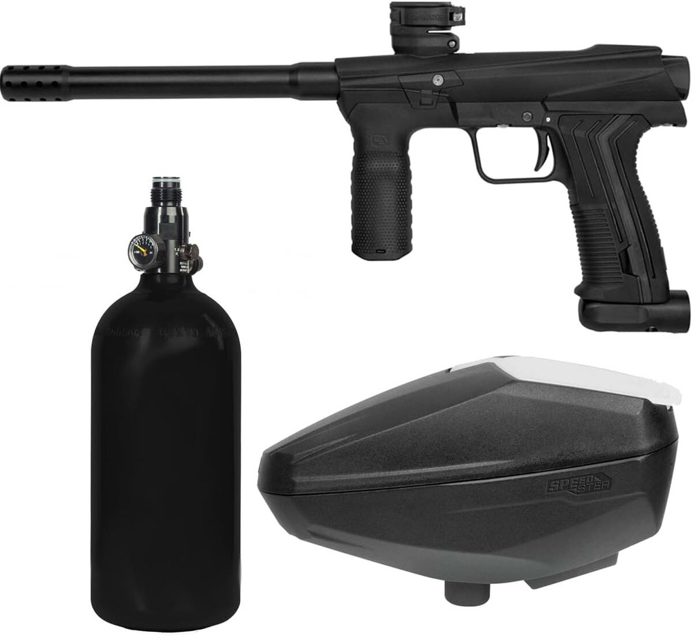 Planet Eclipse EMEK 100 Paintball Gun PAL Enabled Starter Package - Black