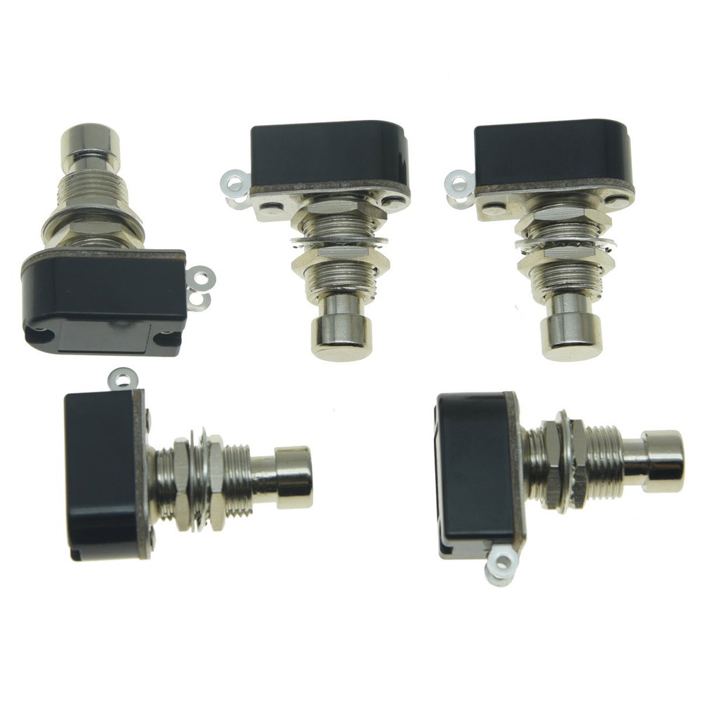 5x Quality SPST Momentary Push Button Guitar Effect Pedal Foot Switch OFF(ON)