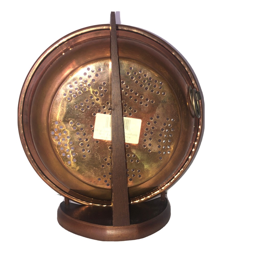 Solid Copper Brass Hanging Houston International Trading 8” Round Strainer