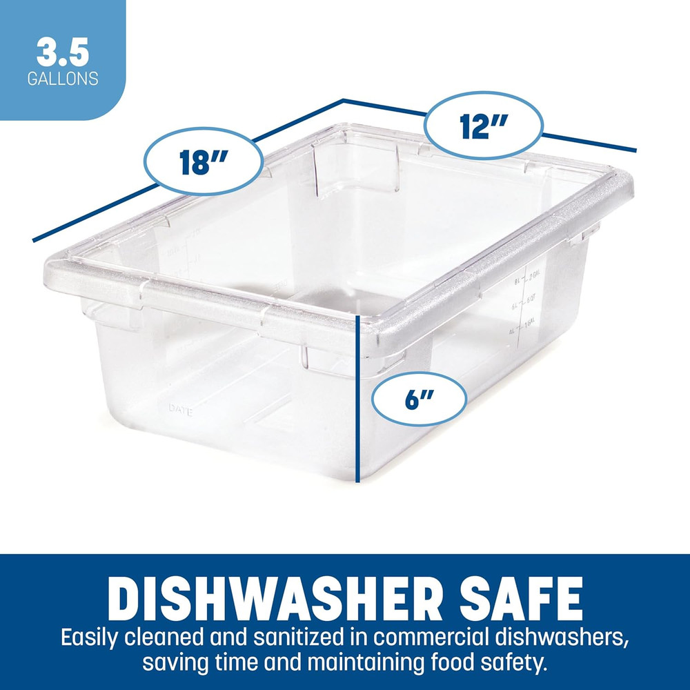 Storplus Food Storage Container with Stackable Design for Catering, Buffets, Res
