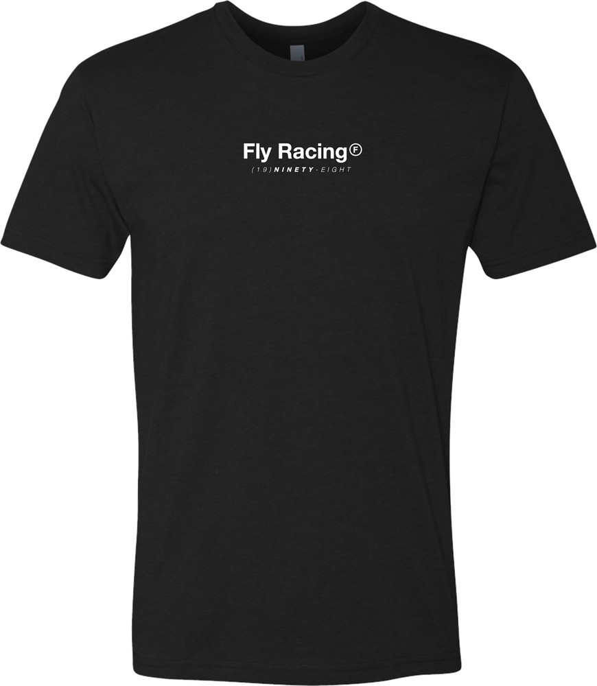 Fly Racing Lost Tee Black Small - Combed Cotton & Polyester Blend