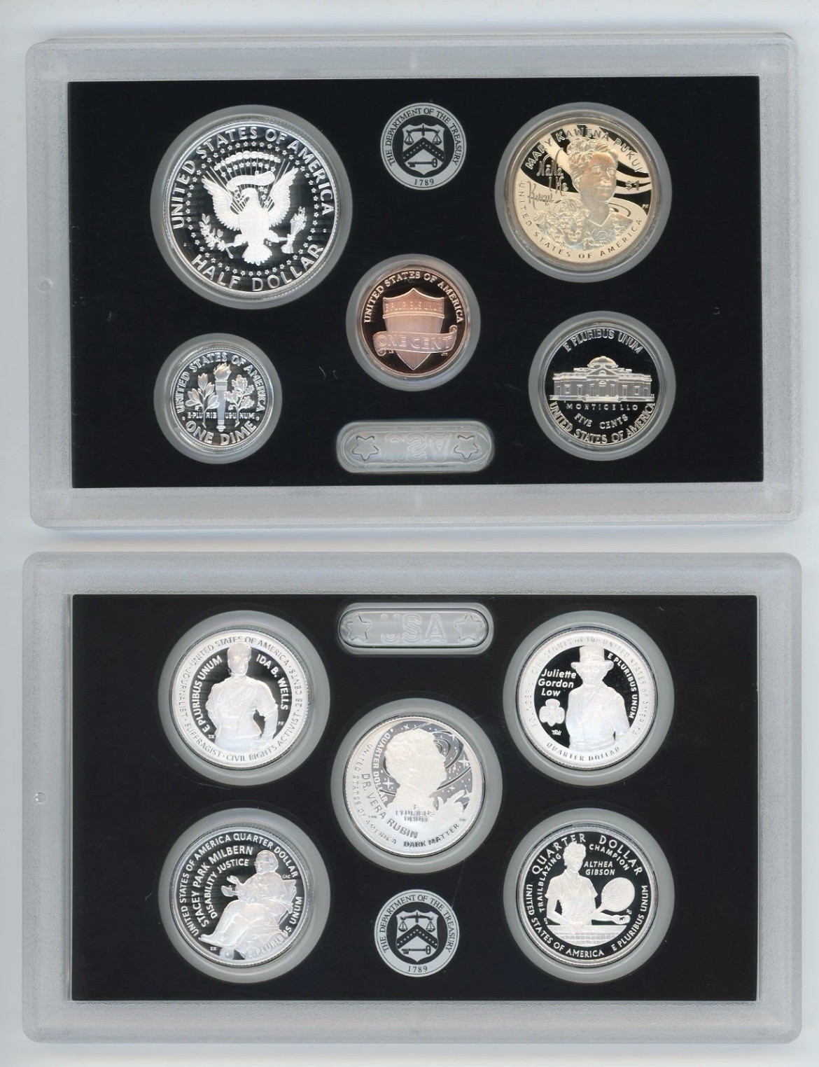 2025 US United States Mint Silver Proof 10 Coin Set 25RH S LAST PENNY + QUARTERS
