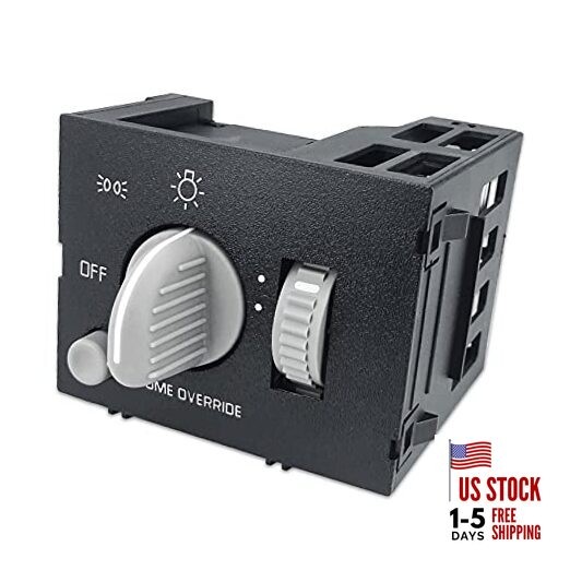 Headlight Switch Instrument Panel Dimmer Switch Dome Lamp Switch Compatible