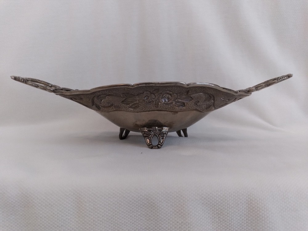 Oval / Oblong STUDIO SILVERSMITHS Footed Serving Dish / Bowl – 10½” X 5½”
