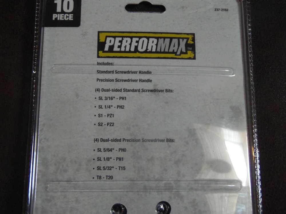 PerforMAX Precision & Standard Screwdriver Set 10 Piece, (2-PO-108)