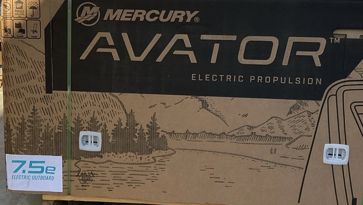 Mercury Avator 7.5e Electric Outboard Motor Kit, 15" Shaft