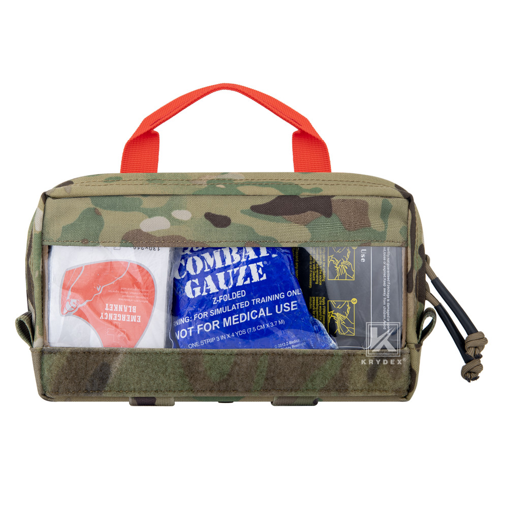 KRYDEX Clear Top Insert Cube Organizer Hook Back Packing Travel Backpack Small