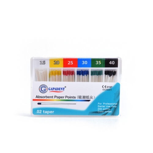 1Pack Dental Endo Absorbent Points Paper Points Assorted Mixed Root Canal 15-40#