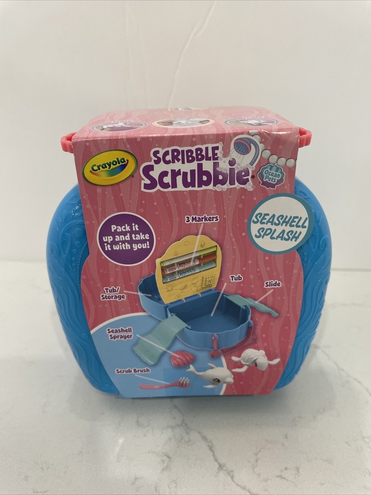 Crayola Scribble Scrubbie Ocean Pets Seashell Splash Set