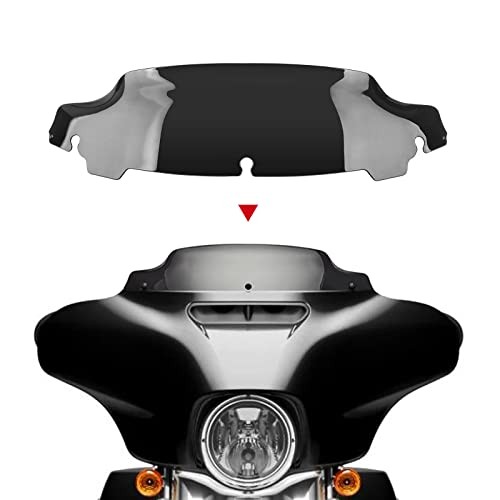 Windshield Motorcycle Wave Windscreen Fit for 2014-2023 Harley Davidson 5 Inch