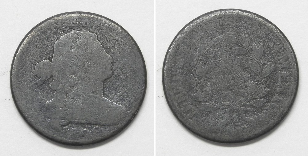 X6712  1800 Draped Bust Large Cent, AG