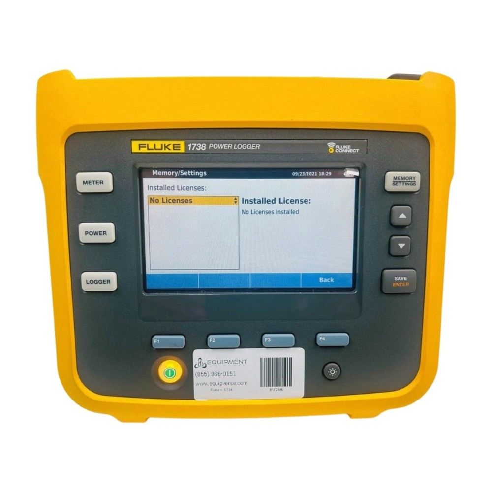 Fluke 1738 Three Phase Power Quality Logger Analyzer NICE