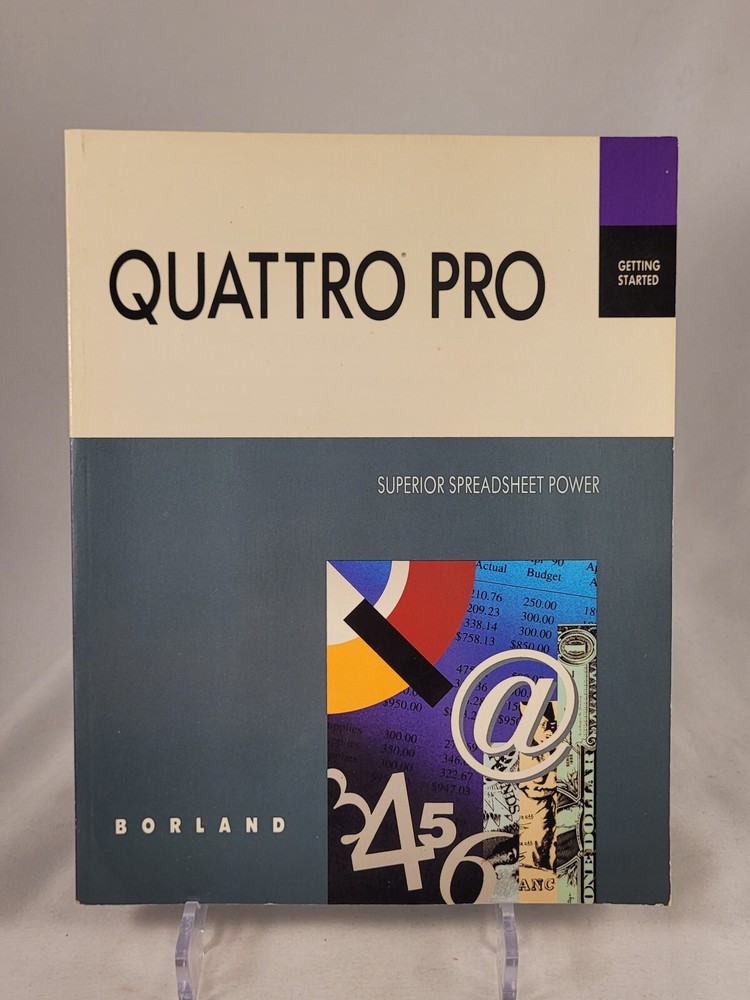 Borland Quattro Pro 2.0 Getting Started Guide