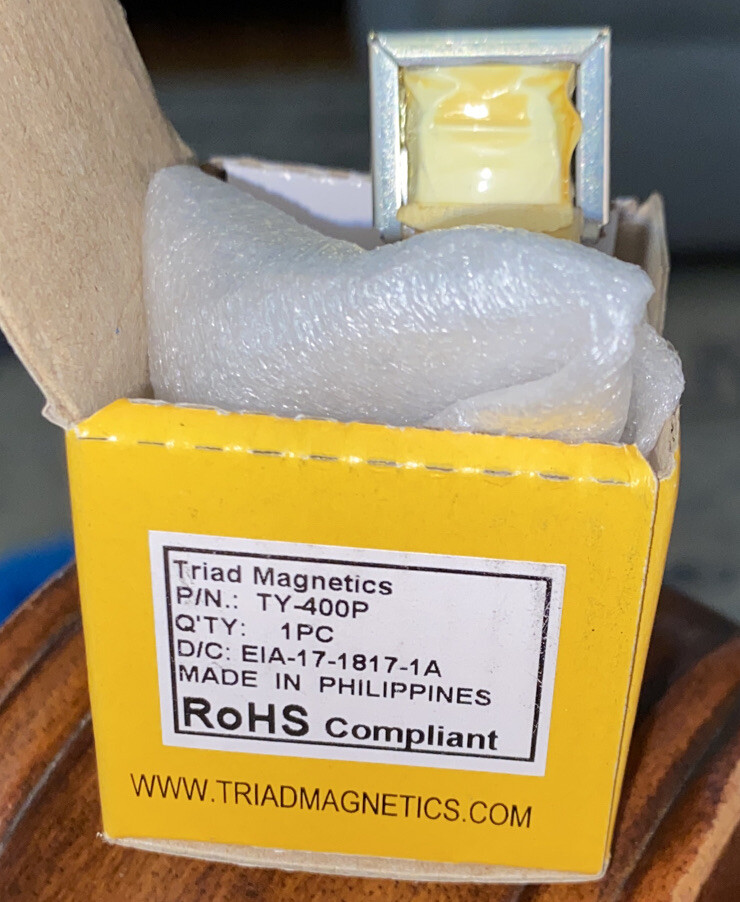 Vintage Triad TY-400P Transistor Power Supply