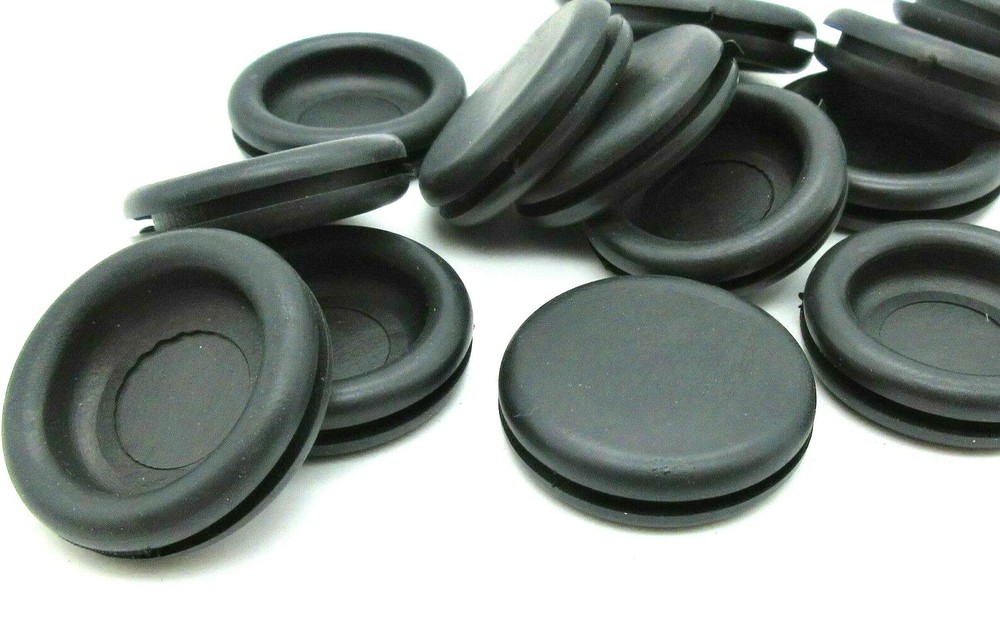 3/4" Rubber Panel Plug Knockout Solid Grommet Fits 1/16" Panels Electrical MRO