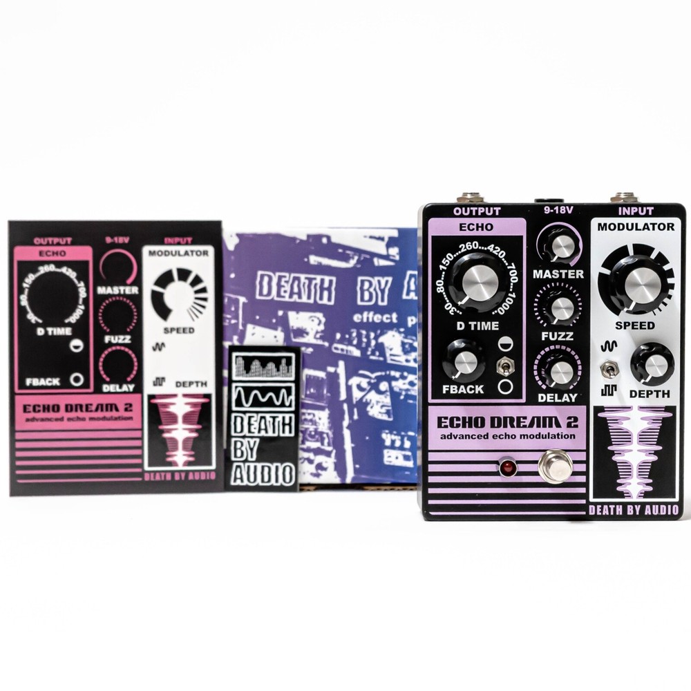 Death By Audio Echo Dream 2 - Advance Echo Modulation Effect Pedal - New