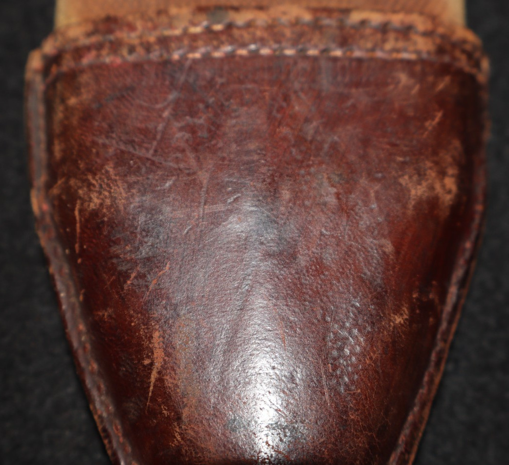 WWI US Army M1917 Bolo Trench Fighting Knife Scabbard 'BAUER BROS' Issued Cond.