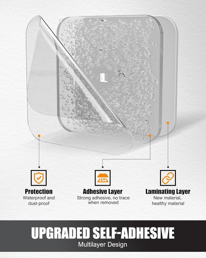 Hat Rack for Hat Storage 4-Pack, Multi-Purpose Hat Organizer, Strong Adhesive...