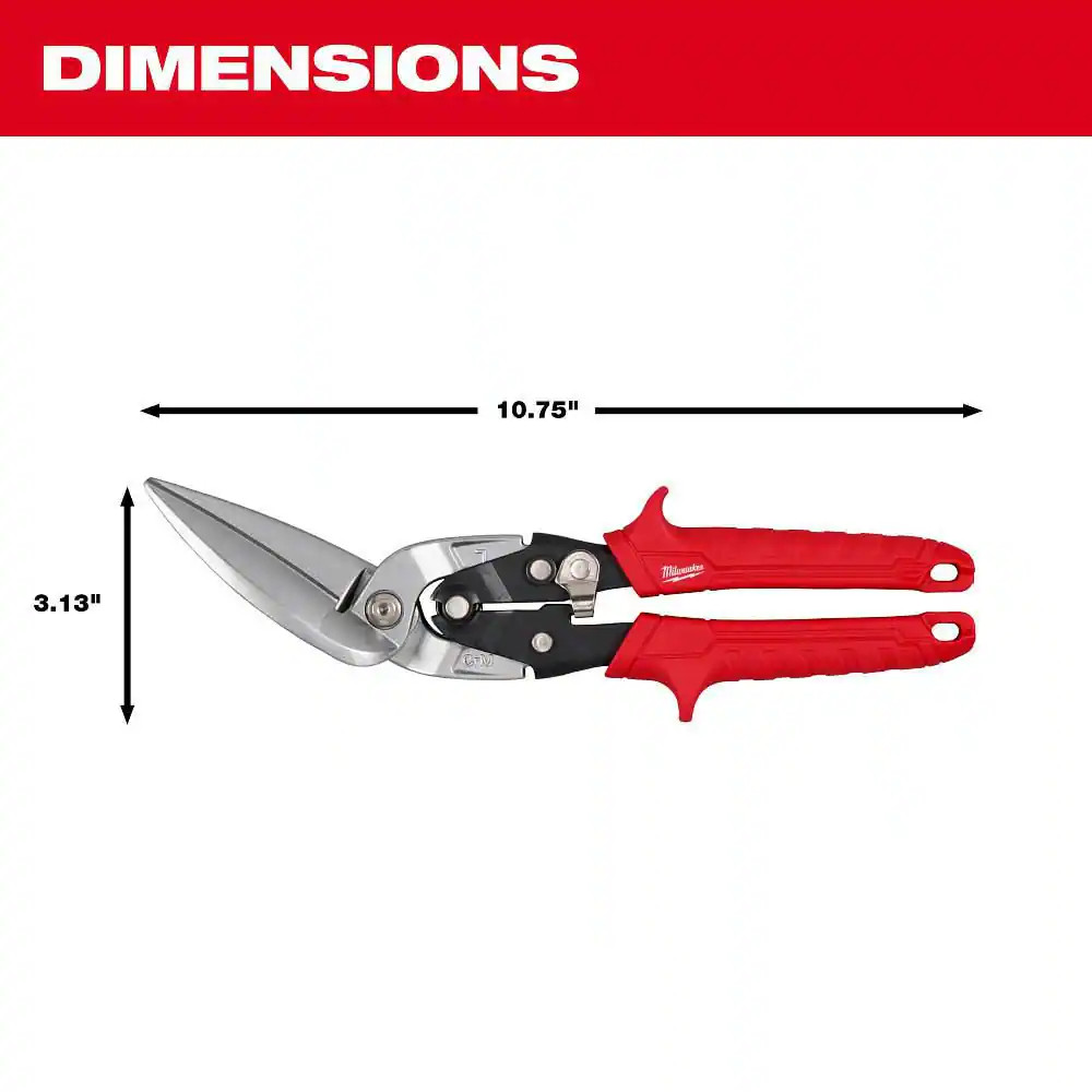 11 In. Long Left-Cut Offset Snips
