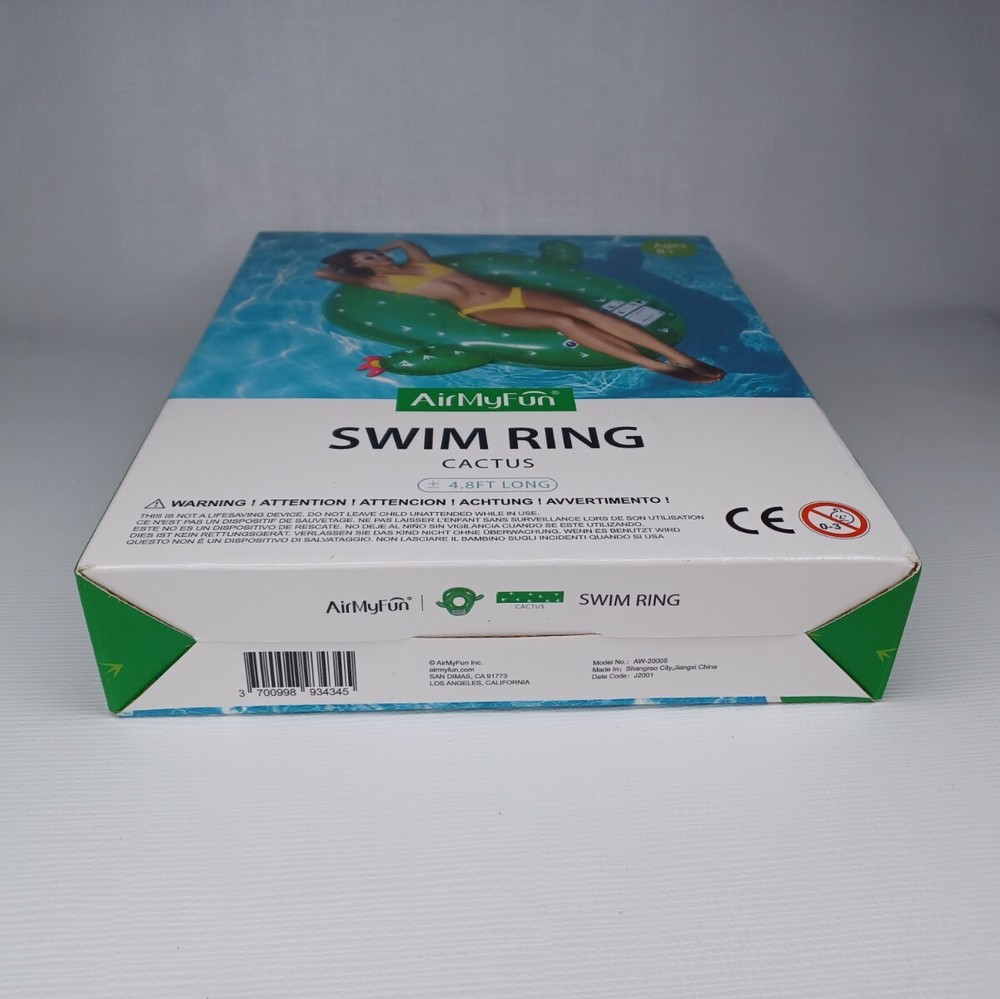 Cactus Swim Ring Pool Floatie Float