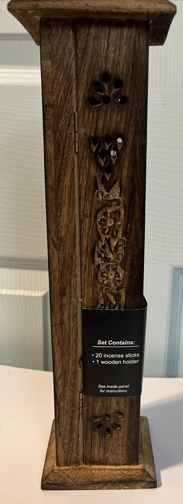 2 Elegant Expressions Incense Holders Both With Incense Sticks