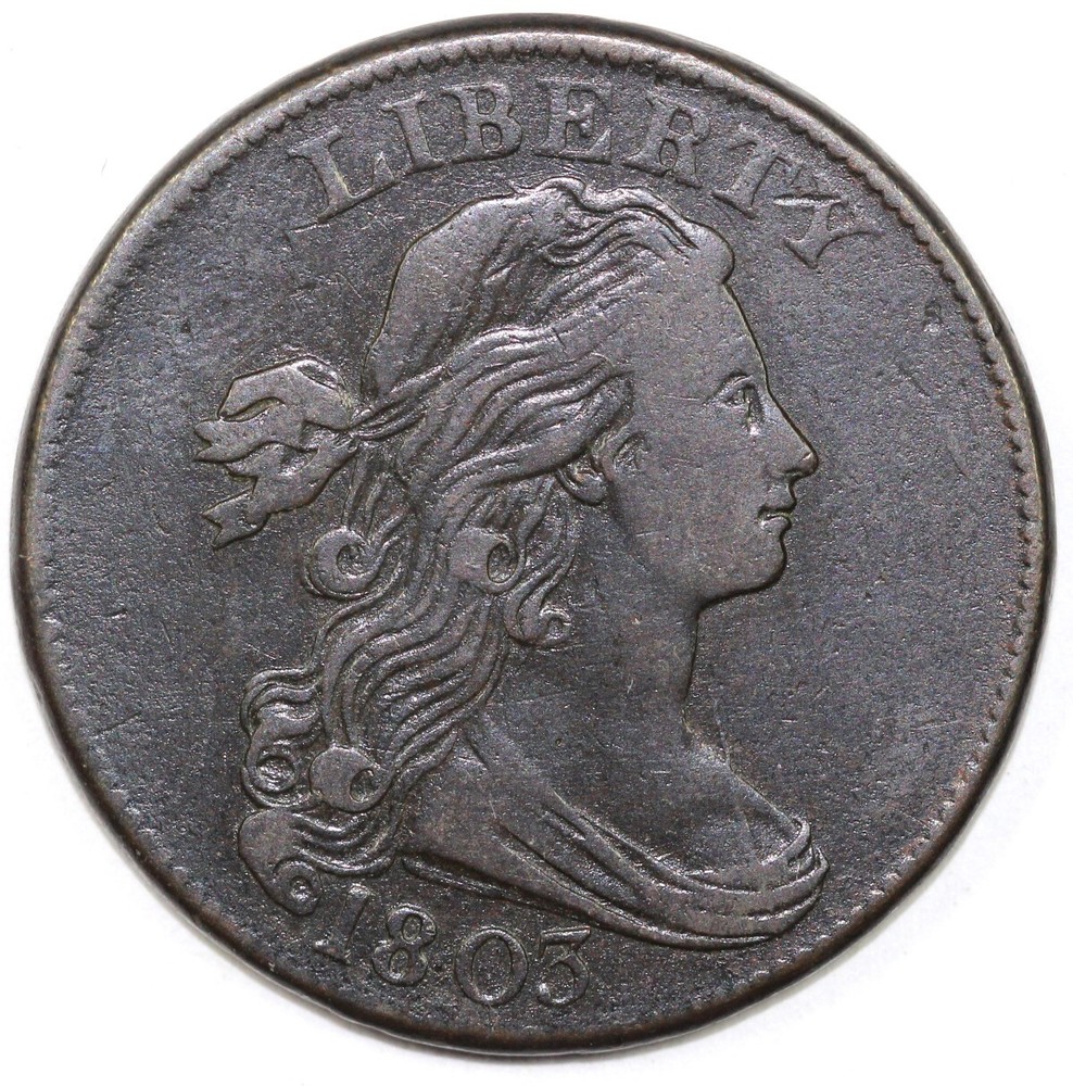 1803 1c S-263 Draped Bust Large Cent